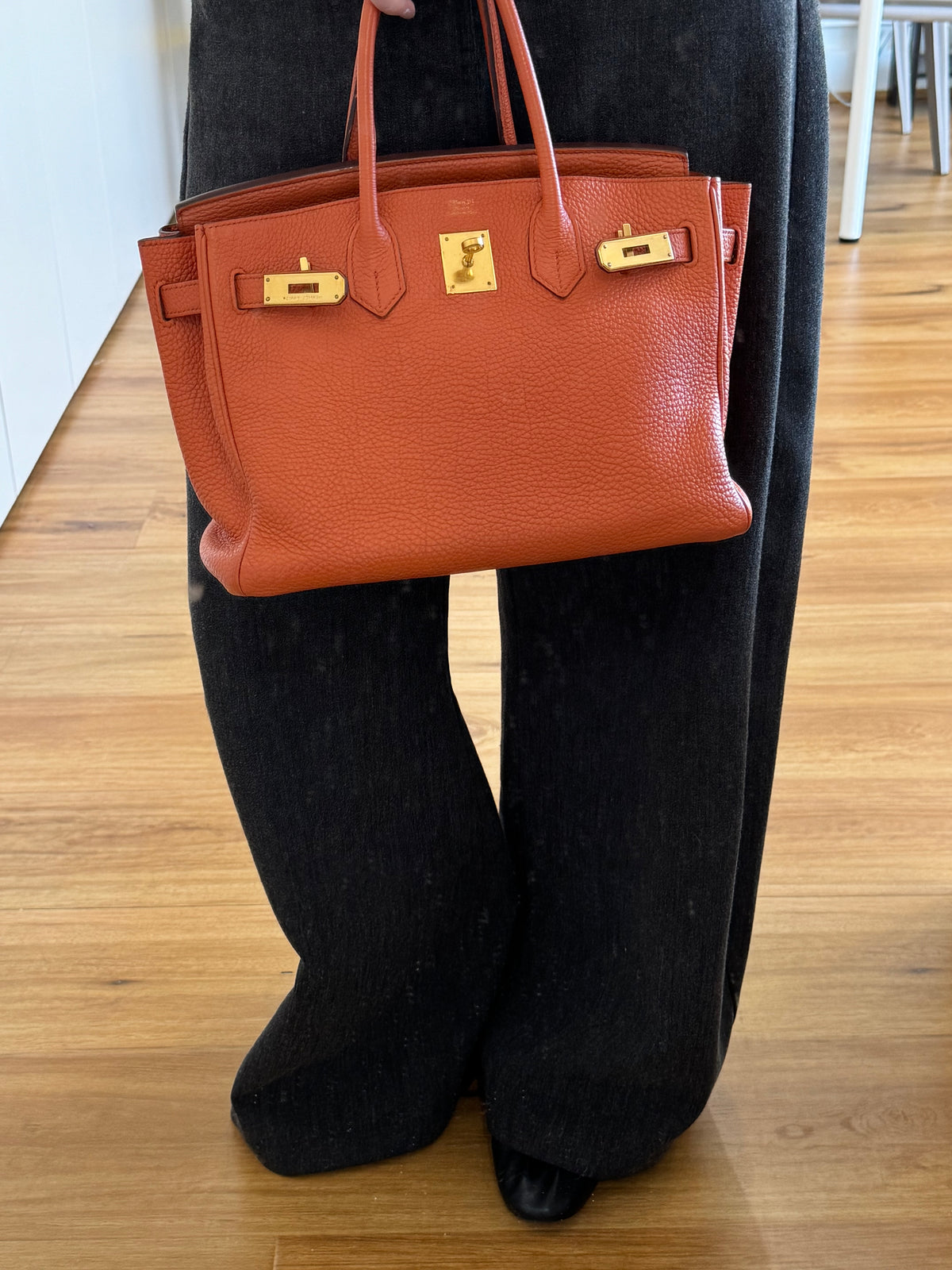 Hermès Birkin 30 Togo Leather – Hermès Orange