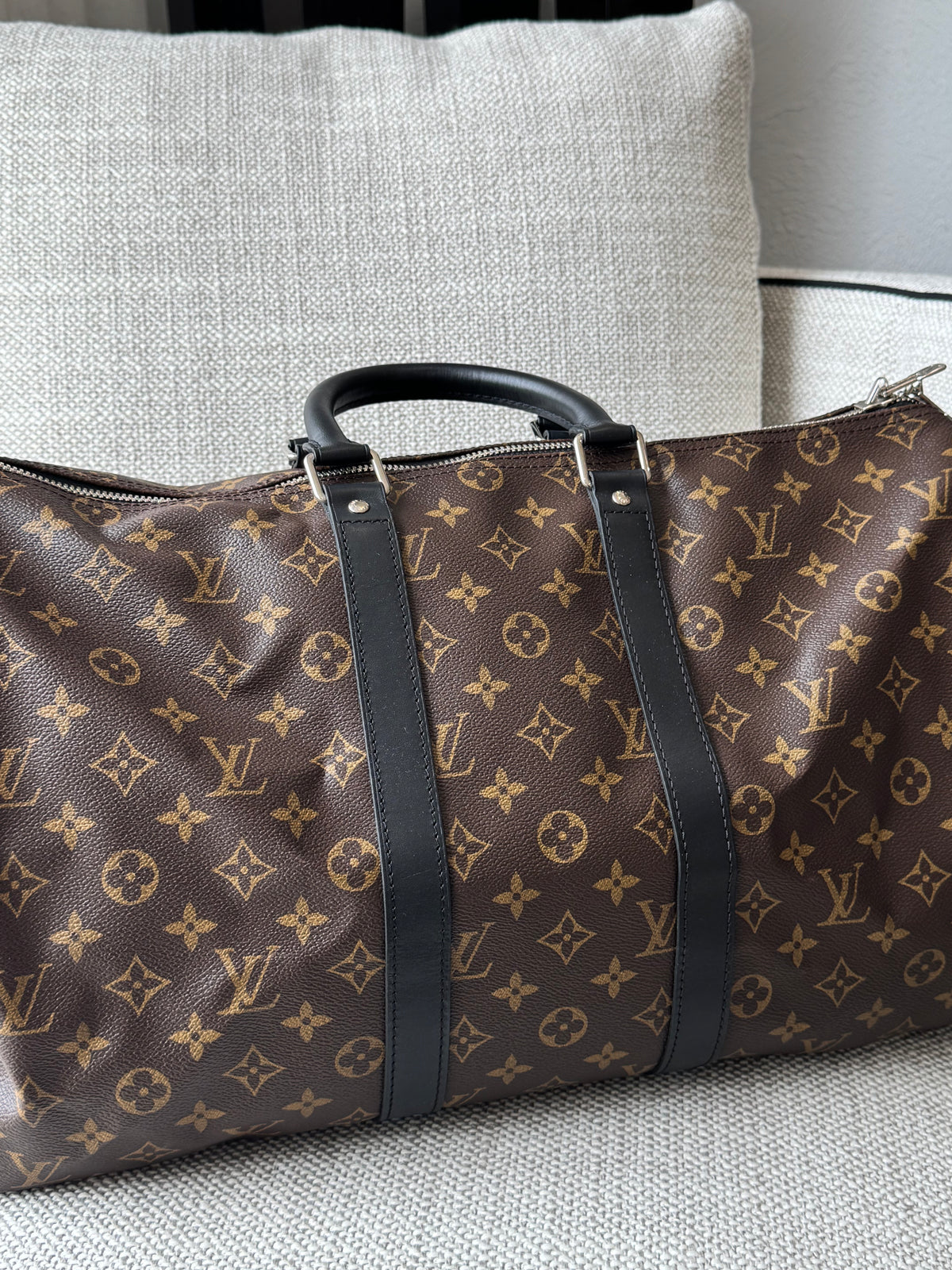 Louis Vuitton Keepall 45 Bandoulière Monogram Macassar