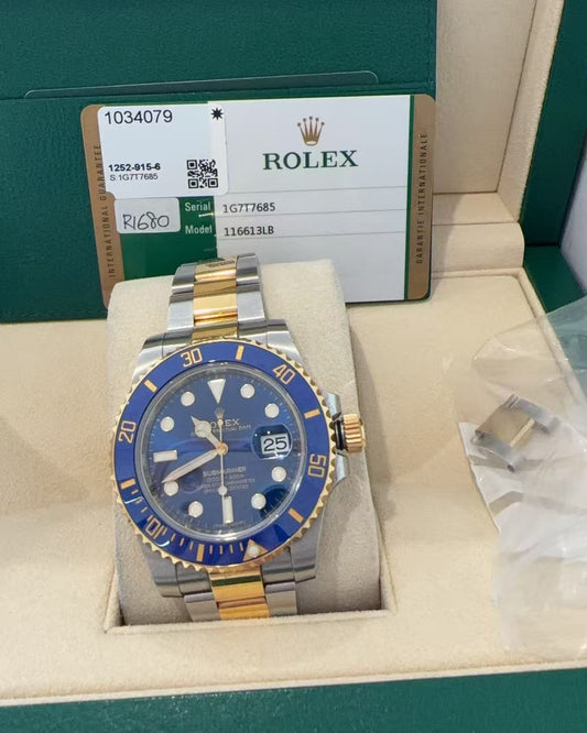 Rolex Submariner Date 40mm 116613LB – Serial No. 1G777685
