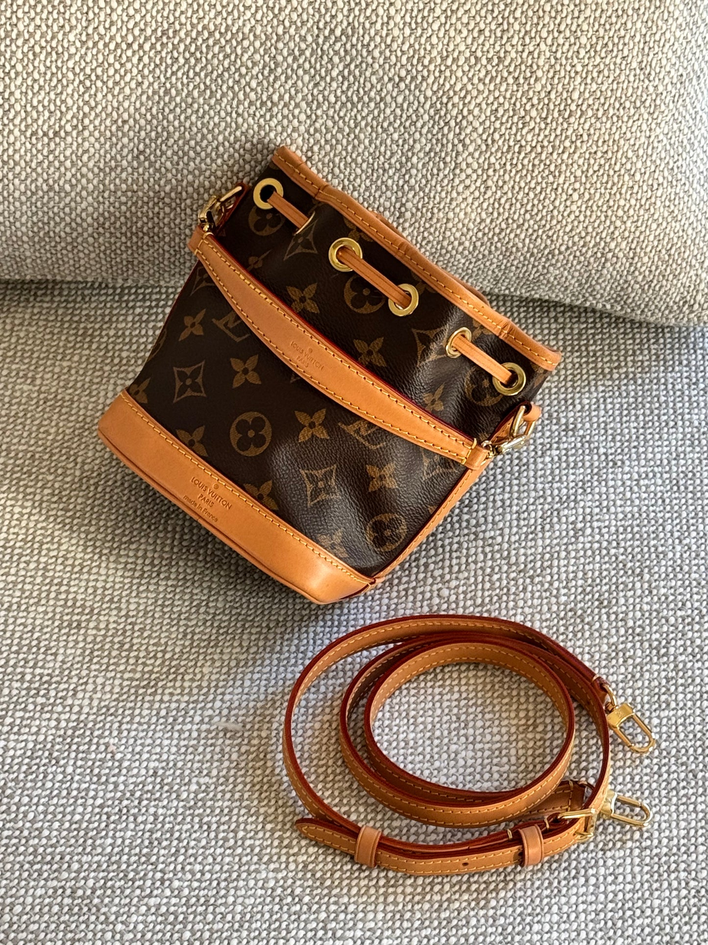 Louis Vuitton Monogram Nano Noé Bucket Bag
