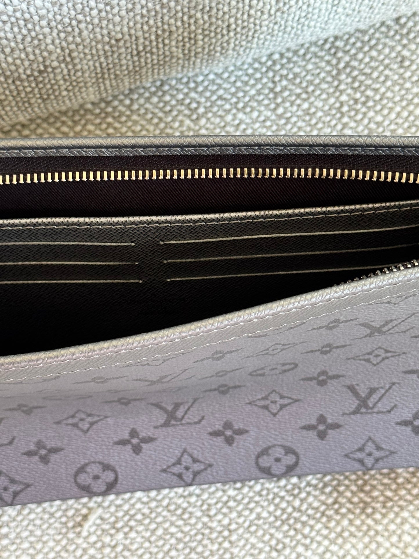 Louis Vuitton Toilet Pouch GM in Monogram Eclipse Canvas