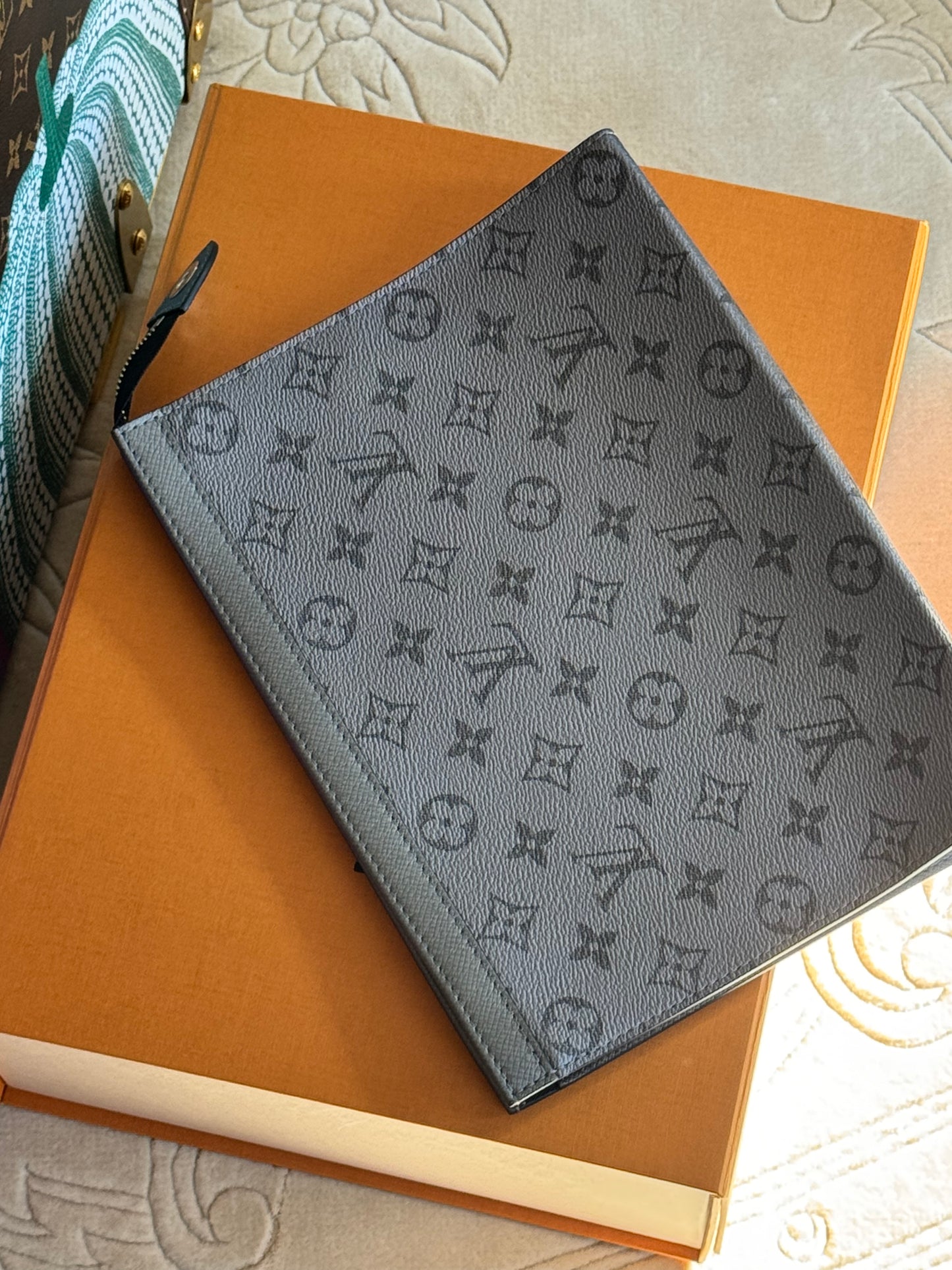 Louis Vuitton Toilet Pouch GM in Monogram Eclipse Canvas