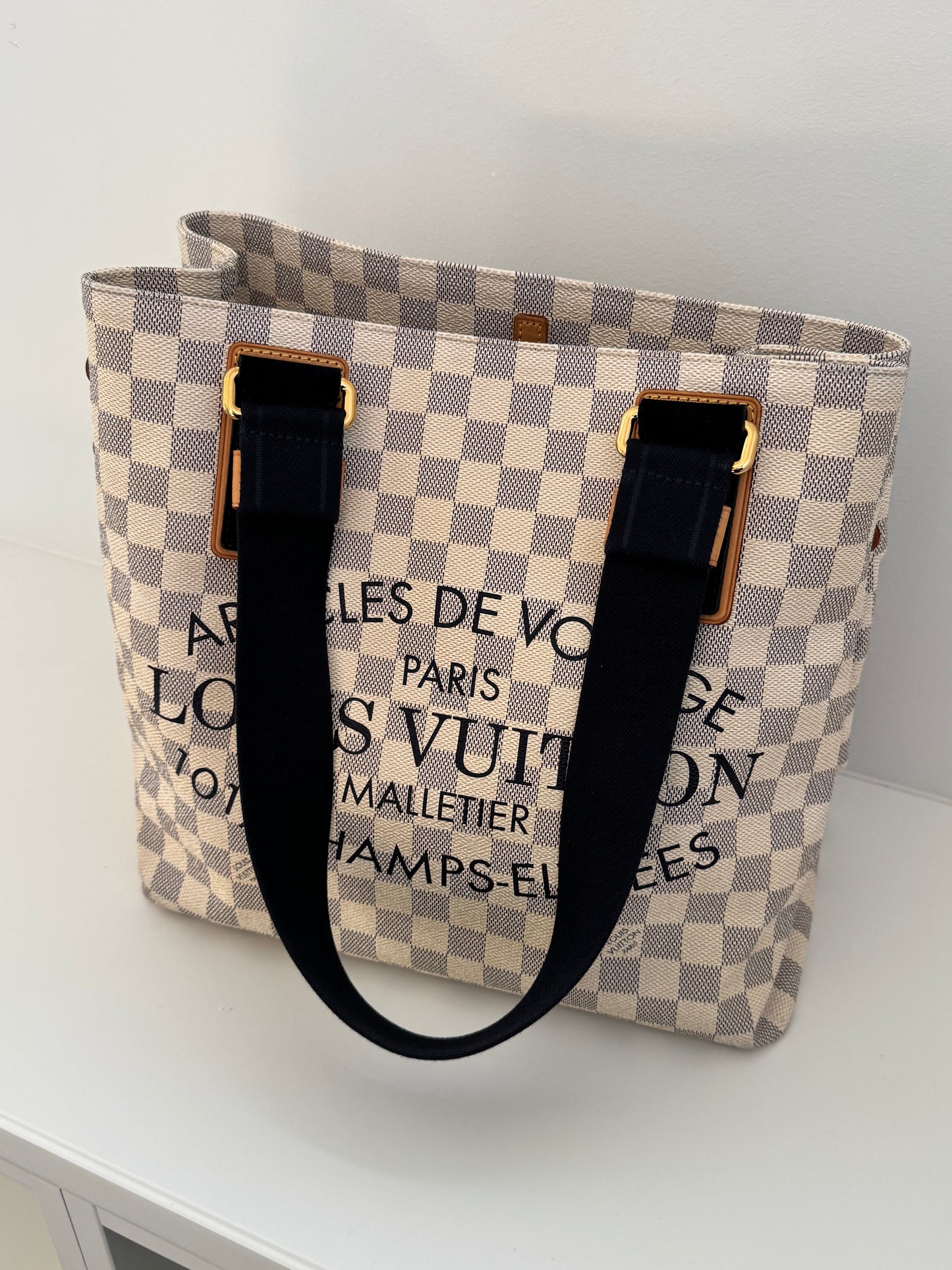 Limited Edition Damier Azur Articles de Voyage Beach Cabas PM