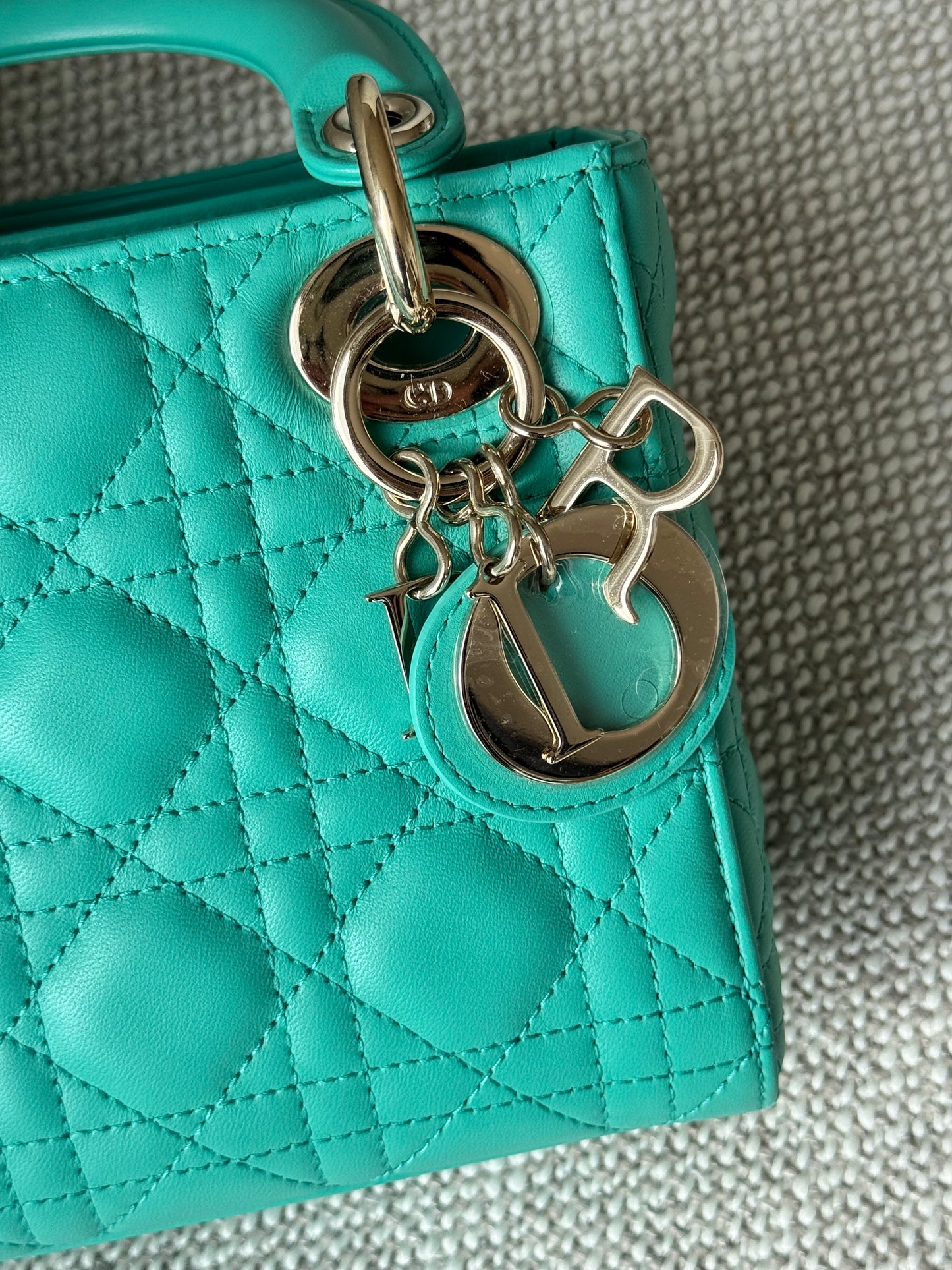 Mini Lady Dior Bag – Green Cannage Lambskin