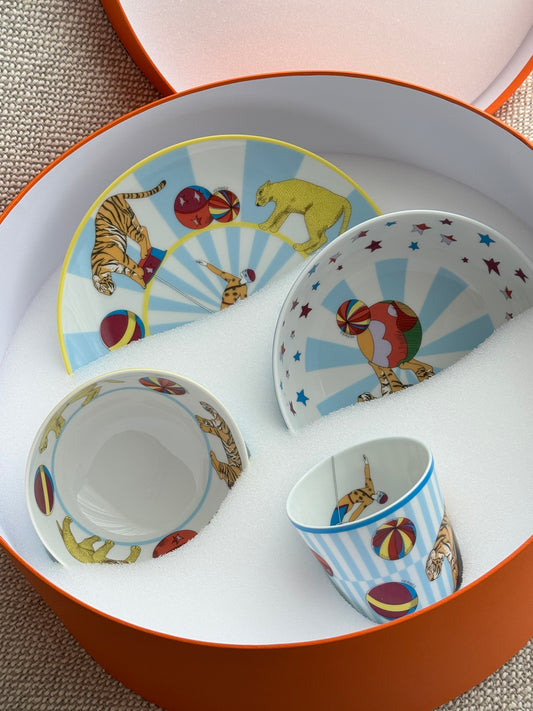 Hermès Circus Baby Tableware Set