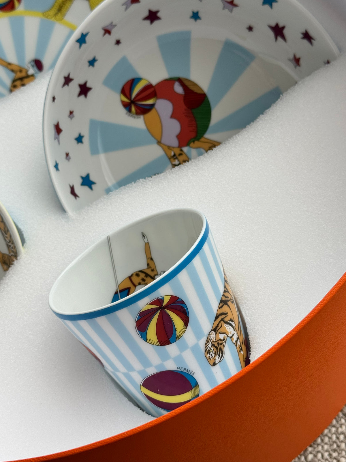 Hermès Circus Baby Tableware Set
