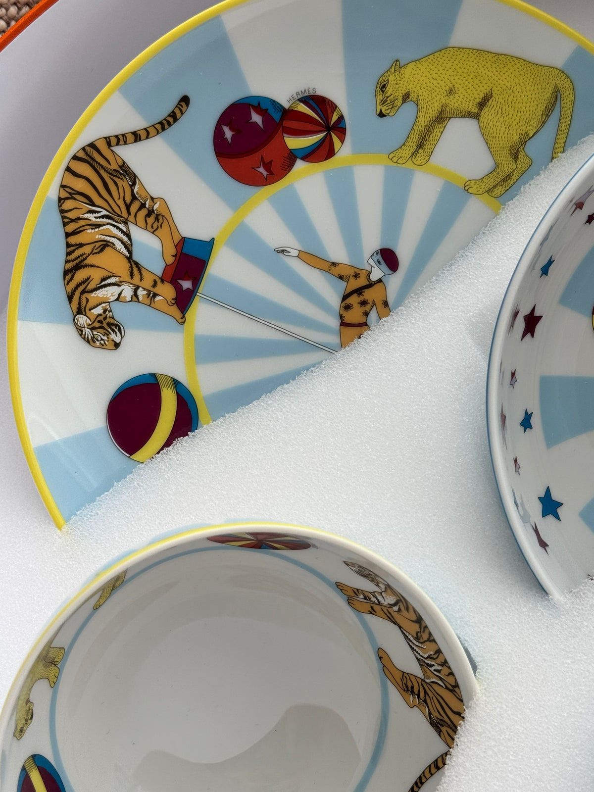 Hermès Circus Baby Tableware Set