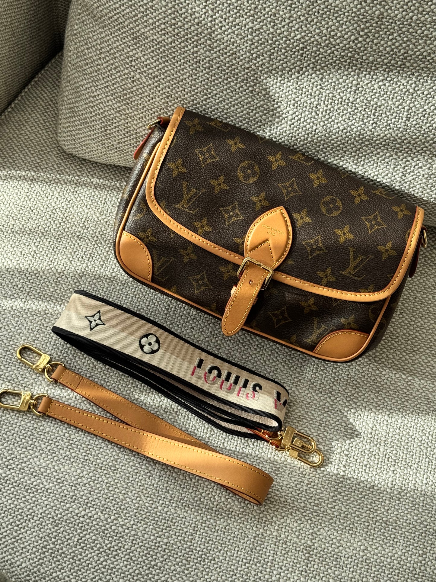 Louis Vuitton Diane Monogram Shoulder & Crossbody Bag