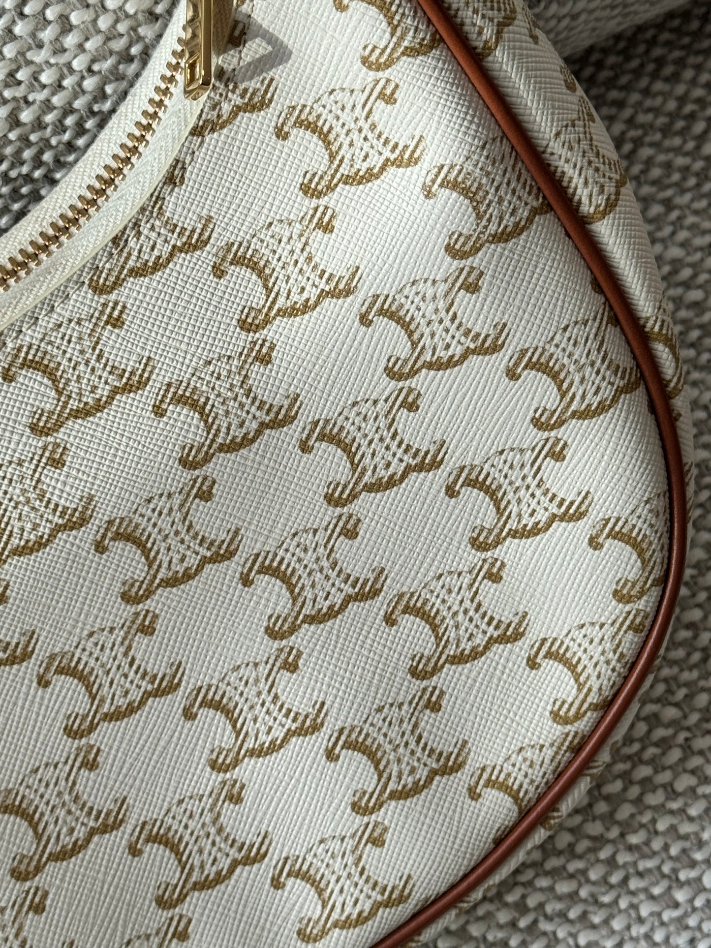 Celine Triomphe Monogram Shoulder Bag