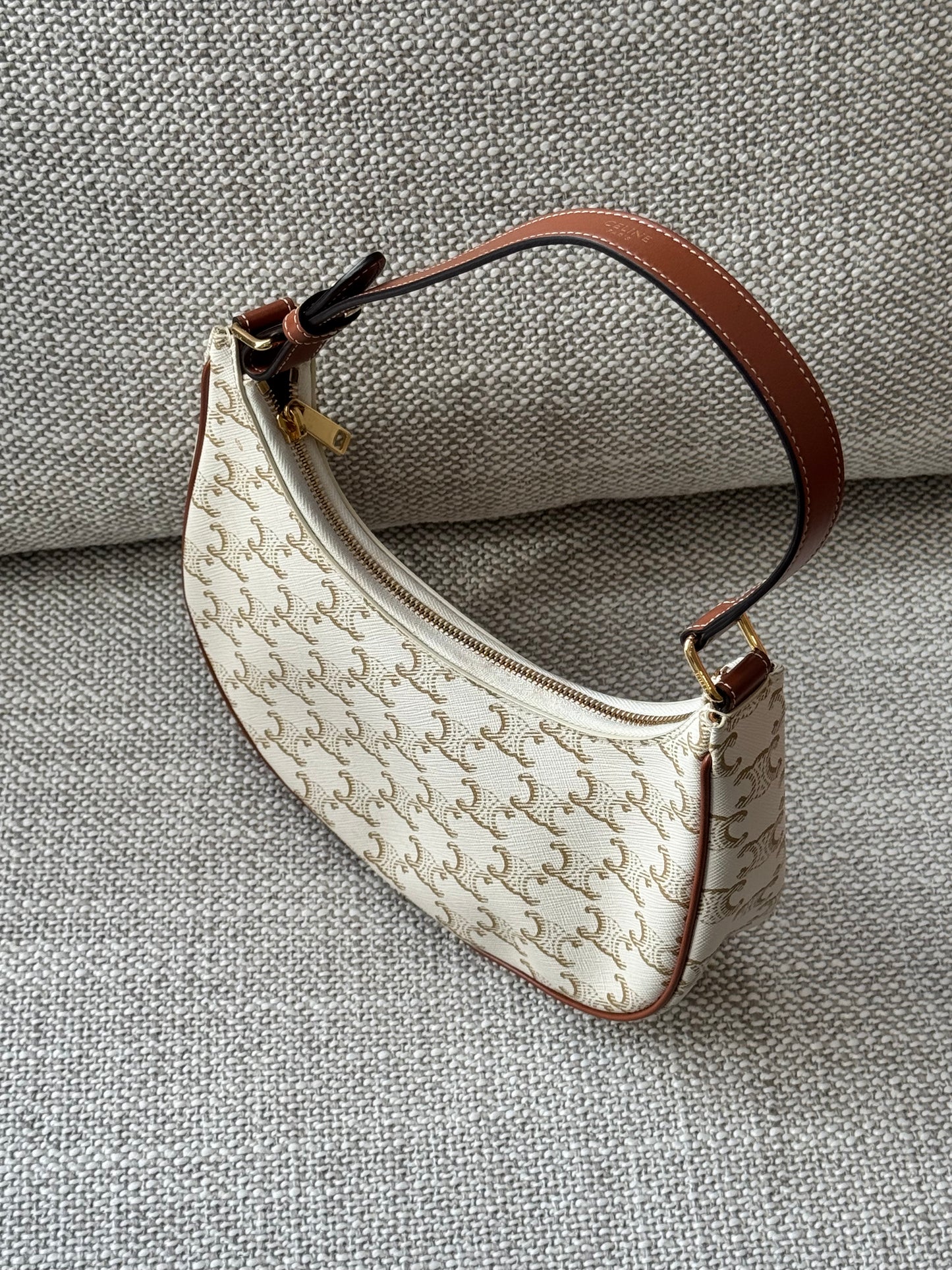 Celine Triomphe Monogram Shoulder Bag