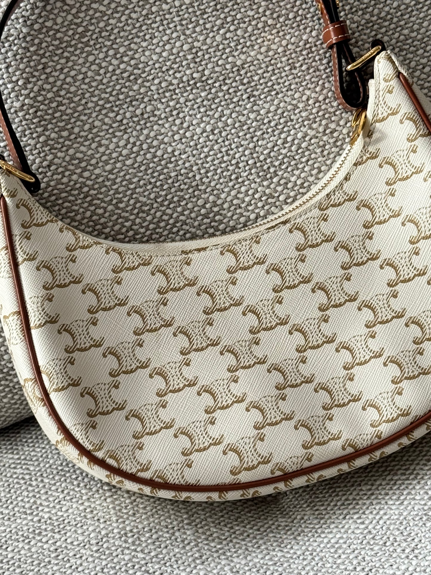 Celine Triomphe Monogram Shoulder Bag