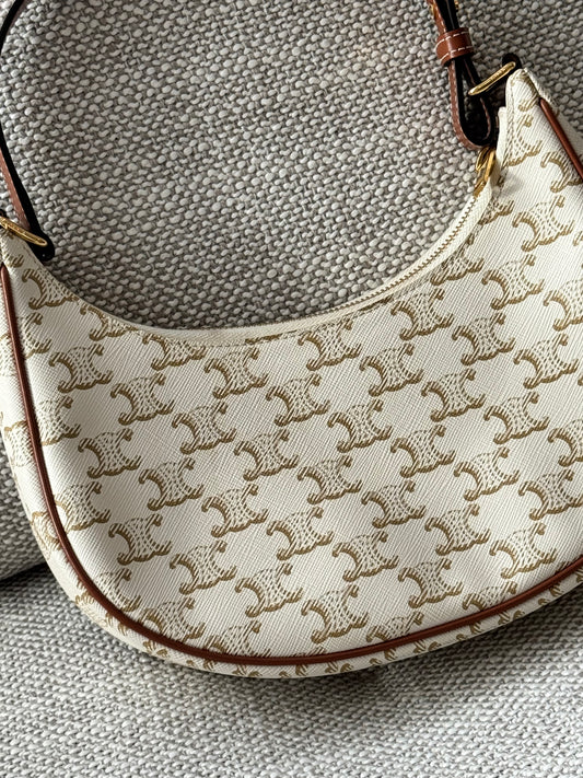 Celine Triomphe Monogram Shoulder Bag