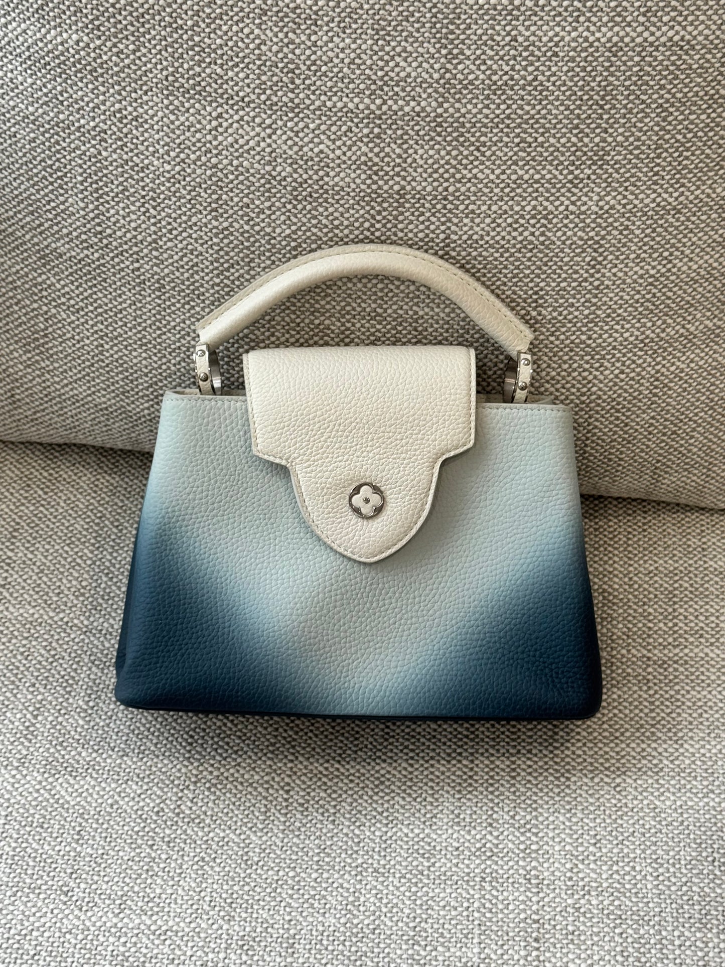 Louis Vuitton Capucines BB Gradient Blue Taurillon Leather Bag