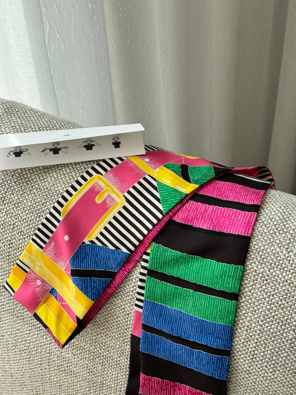Hermès Twilly Silk Scarf
