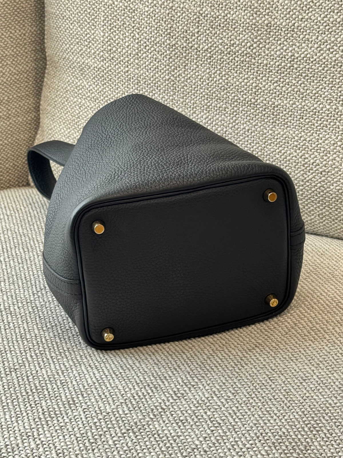 Hermès Picotin Lock 18 Clemence Leather Handbag