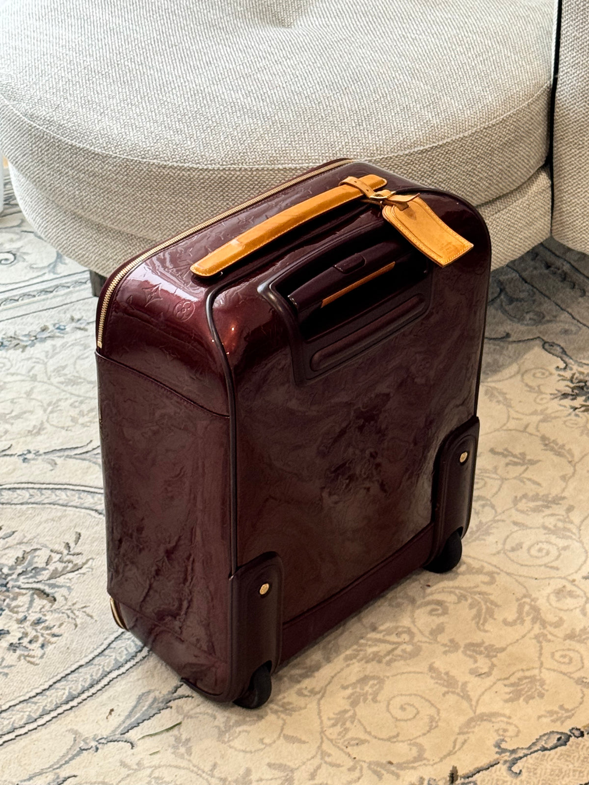 Louis Vuitton Pegase Légère 45 Monogram Vernis Cabin Trolley