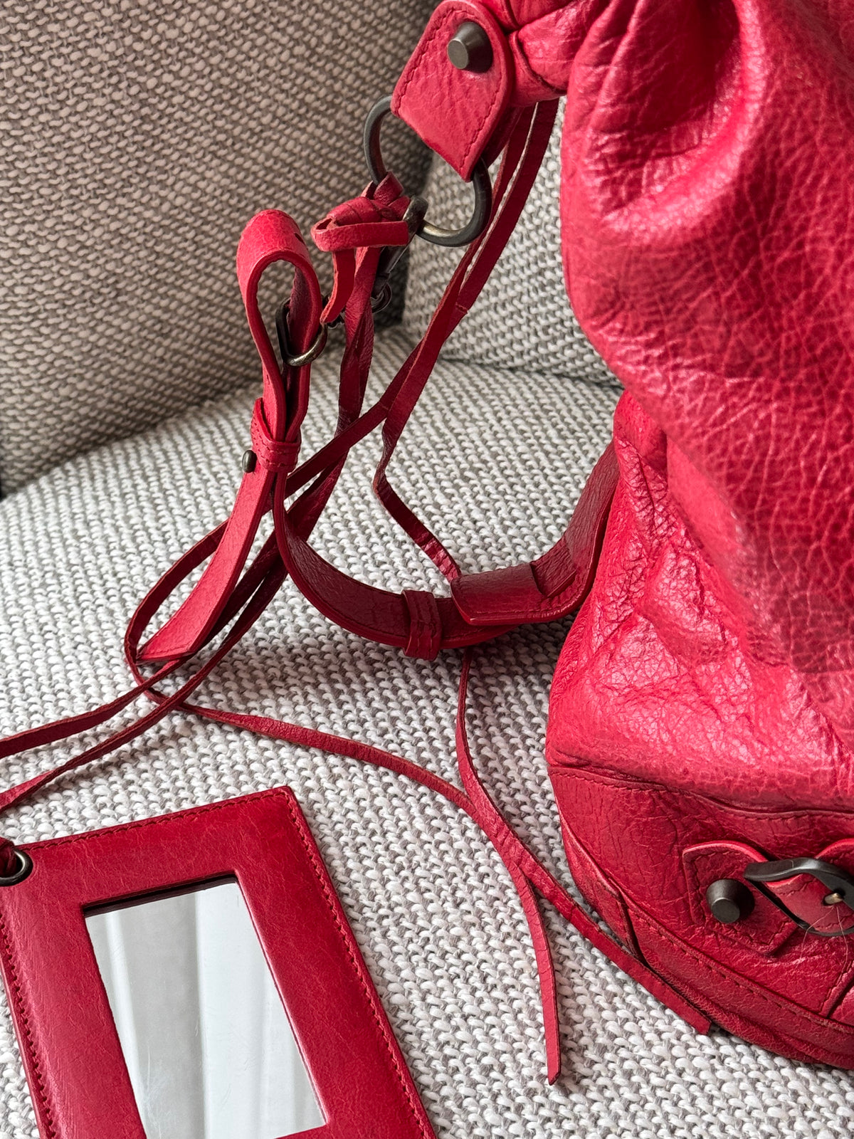 Balenciaga Classic Day Leather Shoulder Bag