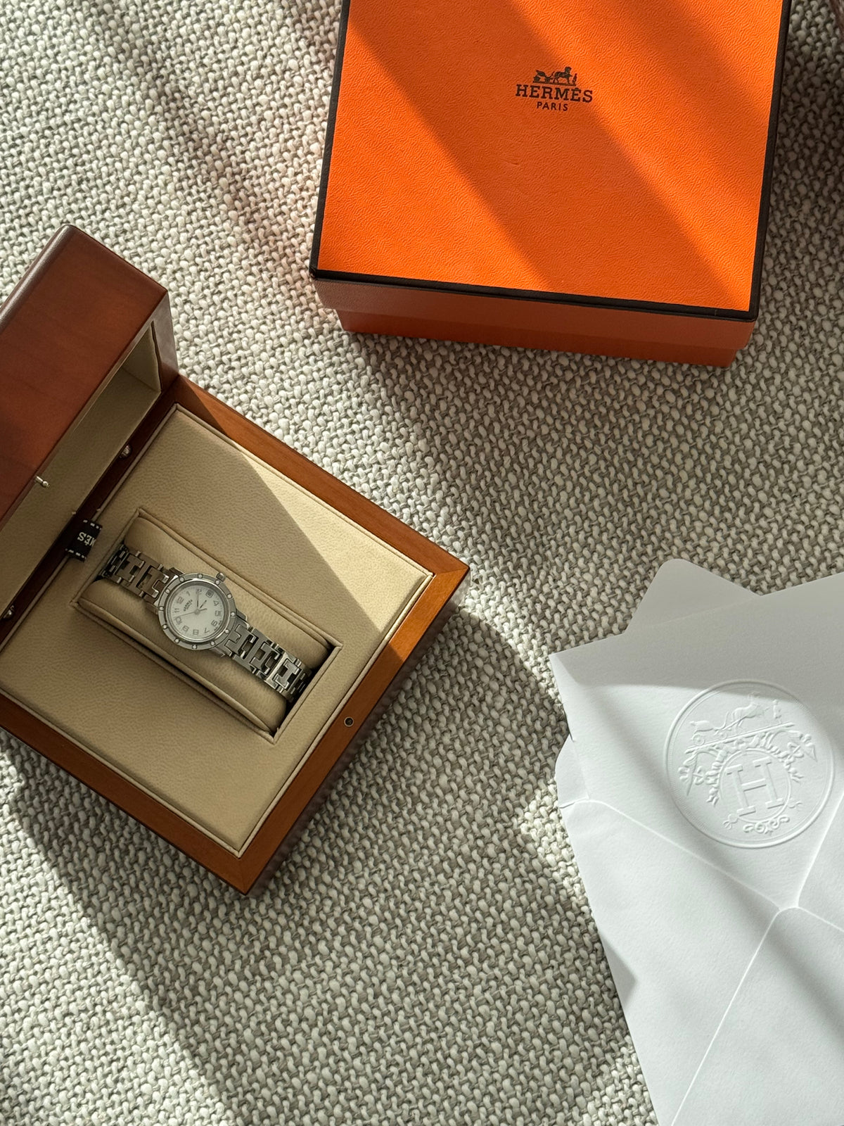 Hermès Clipper Diamond Ladies Watch 24mm