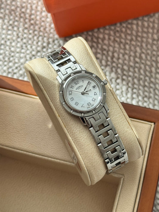 Hermès Clipper Diamond Ladies Watch 24mm