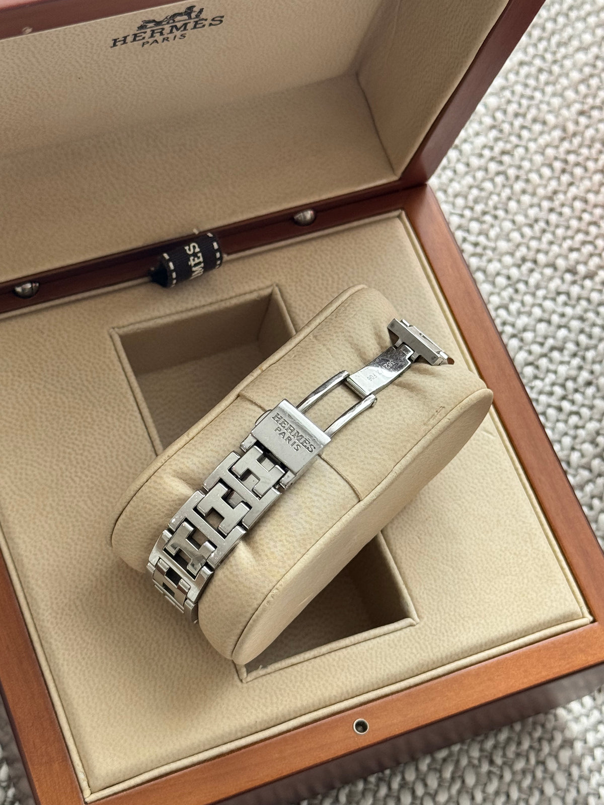 Hermès Clipper Diamond Ladies Watch 24mm