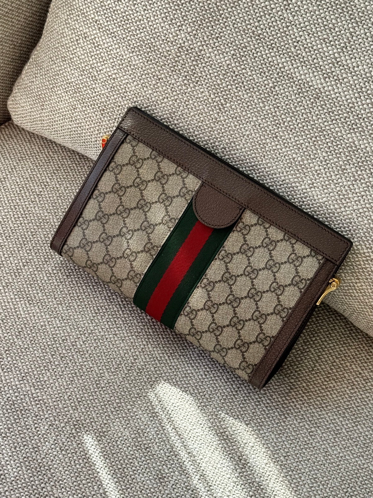 Gucci Ophidia GG Supreme Chain Wallet Crossbody Bag