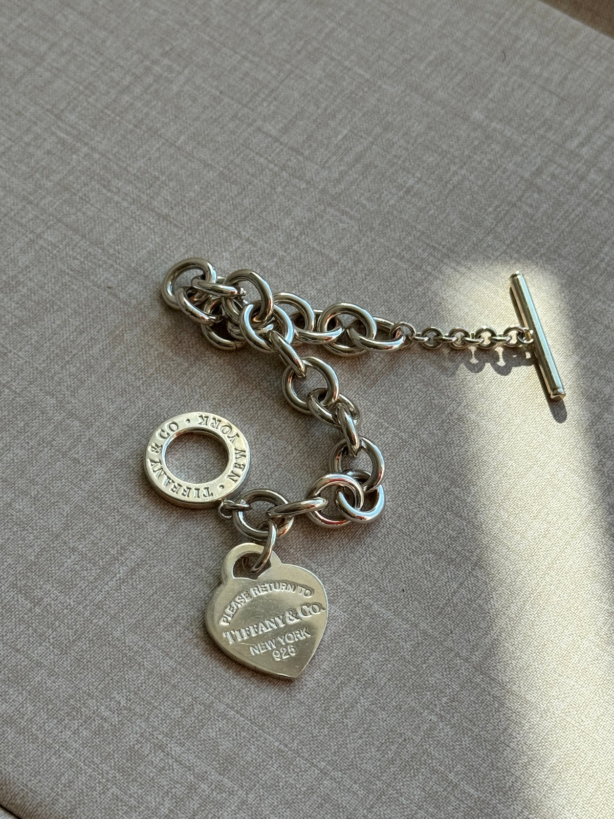 Tiffany & Co. Heart Tag Bracelet Sterling Silver