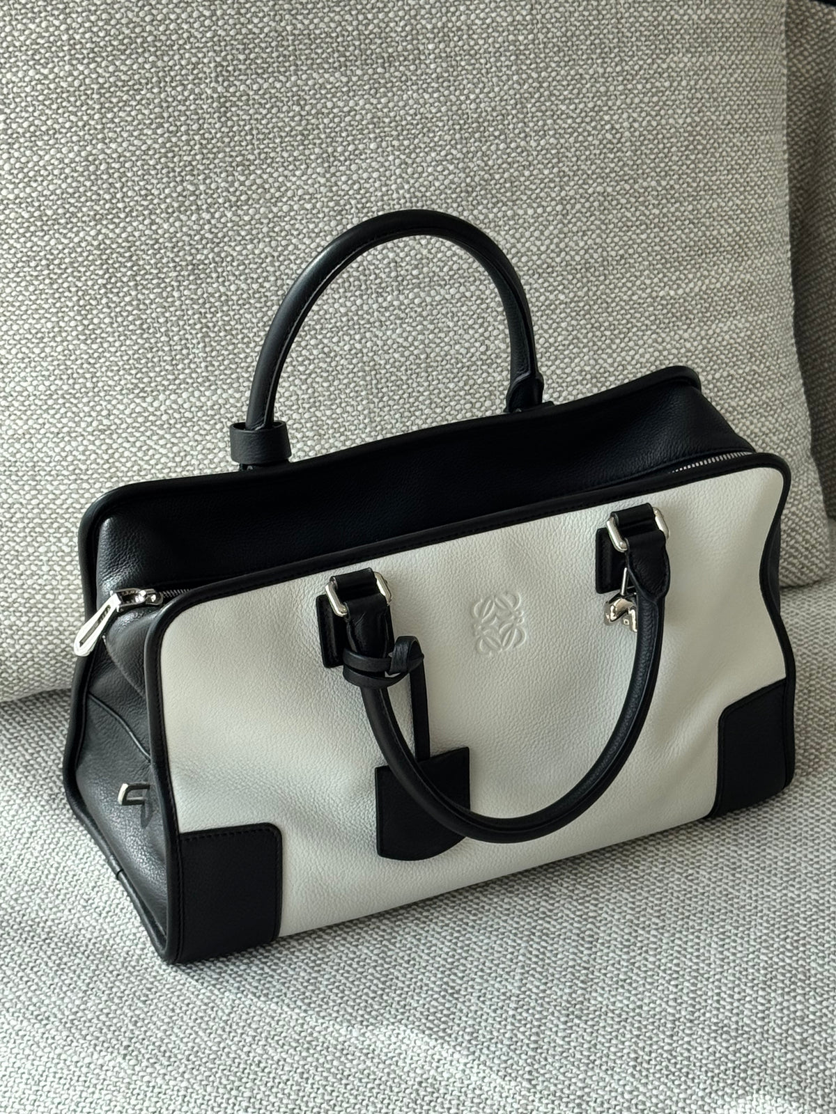 Loewe Amazona Panda Bag – Black & White Leather