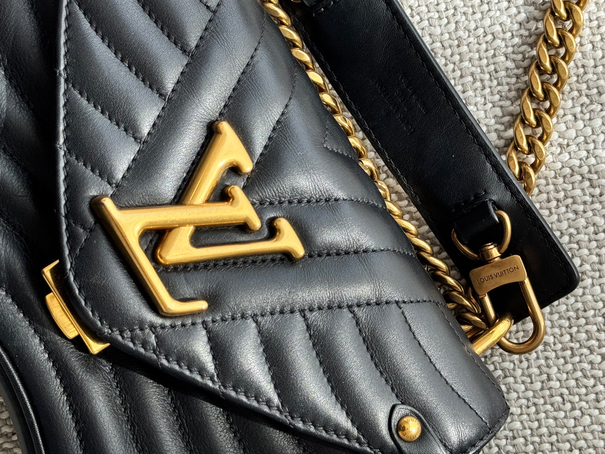 Louis Vuitton New Wave Chain Bag – Black Quilted Leather