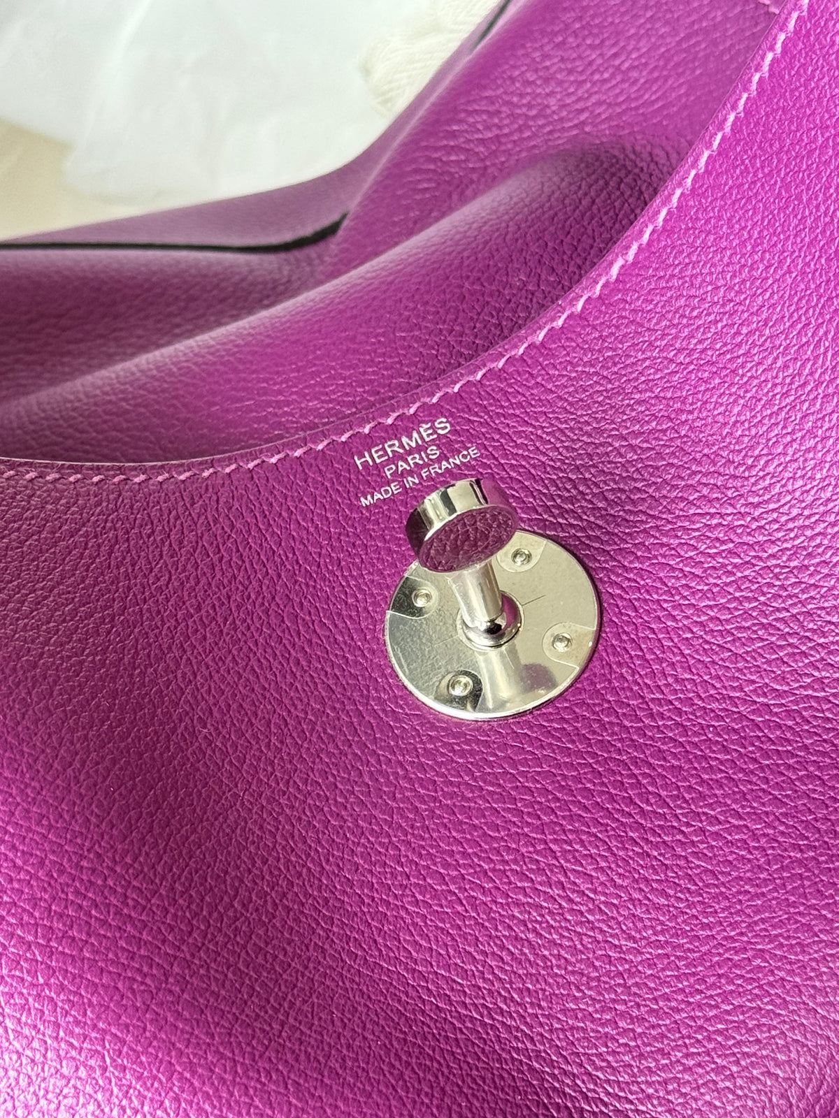 Hermès Lindy 26 – Anémone Clemence Leather