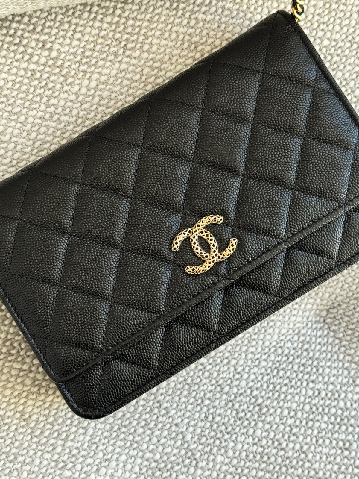 Chanel Classic WOC – Black Caviar Leather with Gold Hardware