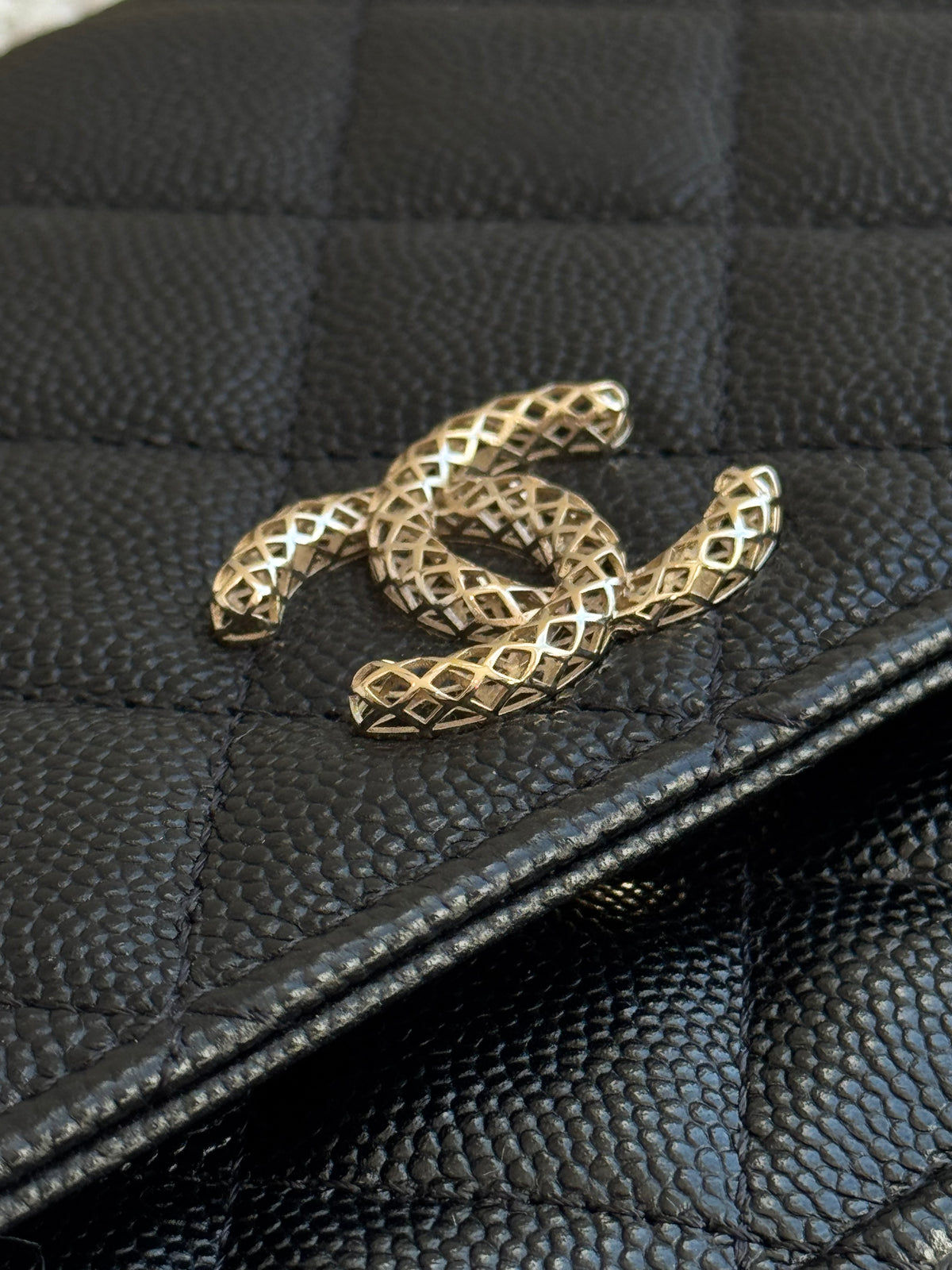 Chanel Classic WOC – Black Caviar Leather with Gold Hardware