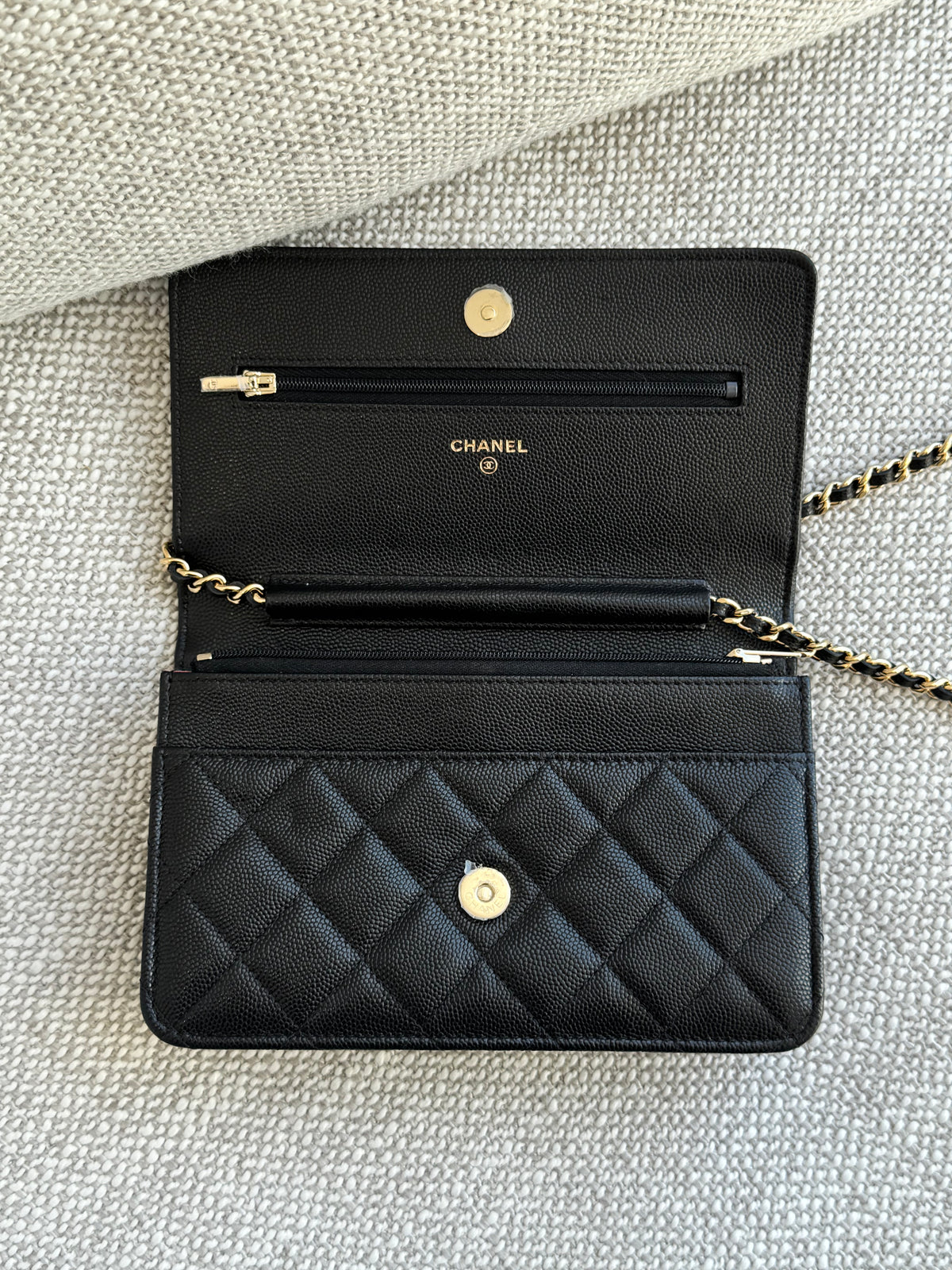 Chanel Classic WOC – Black Caviar Leather with Gold Hardware