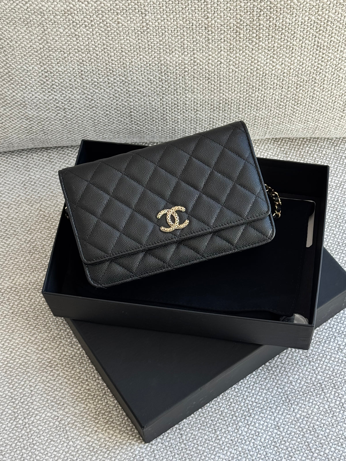 Chanel Classic WOC – Black Caviar Leather with Gold Hardware