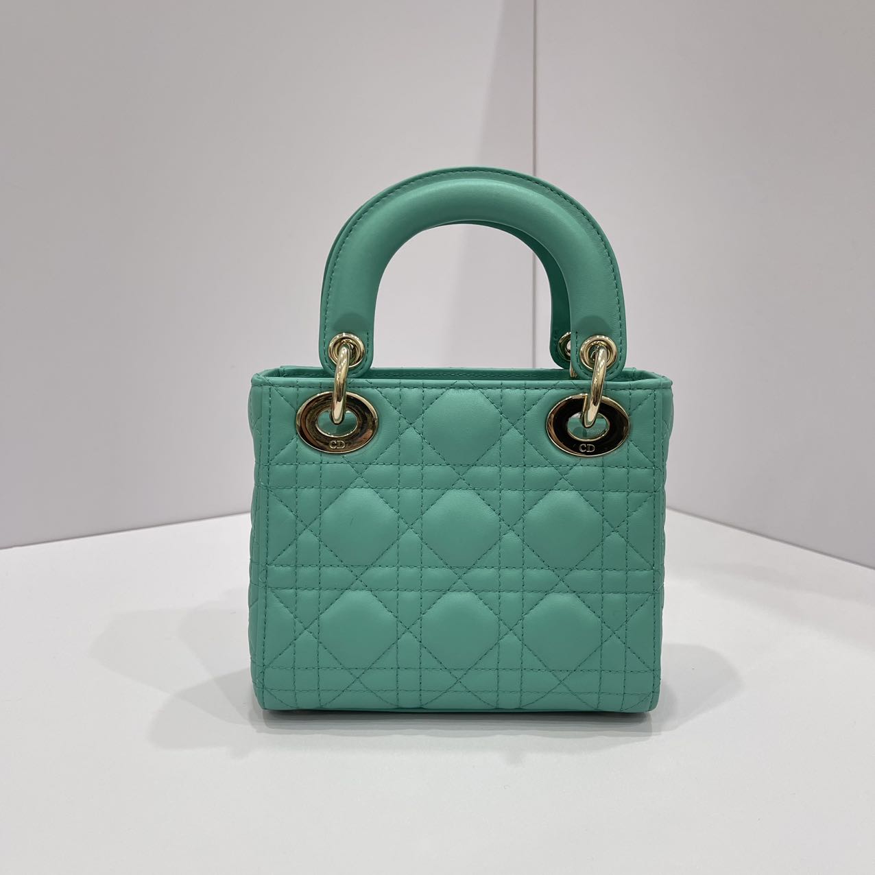 Dior Lambskin My Dior Lady Dior Small Green LGHW
