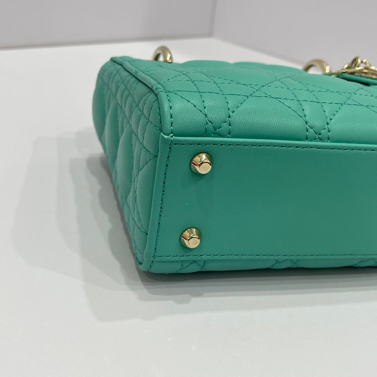 Dior Lambskin My Dior Lady Dior Small Green LGHW