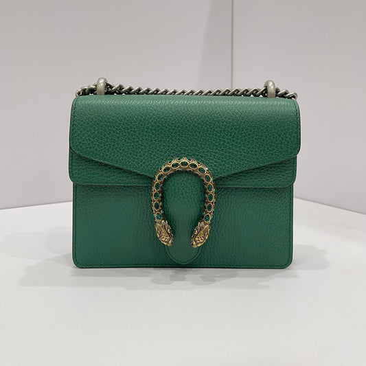 Gucci Mini Dionysus bag calfskin green GHW