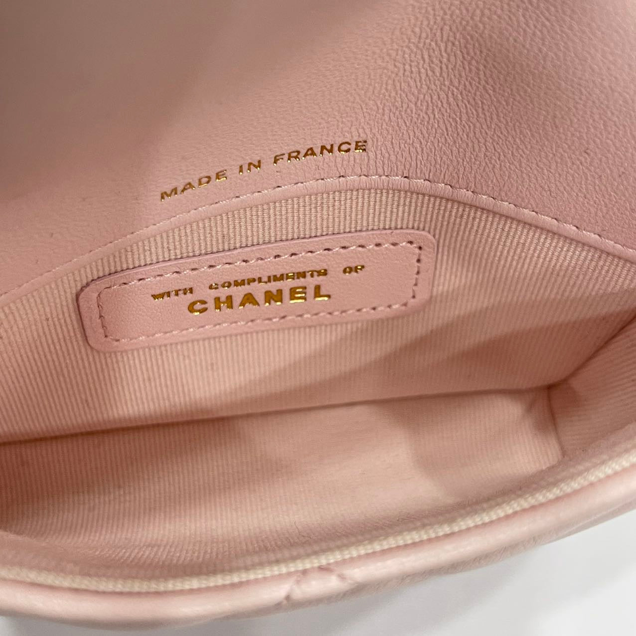 Chanel 22s Mini Wallet With Chain Pink GHW