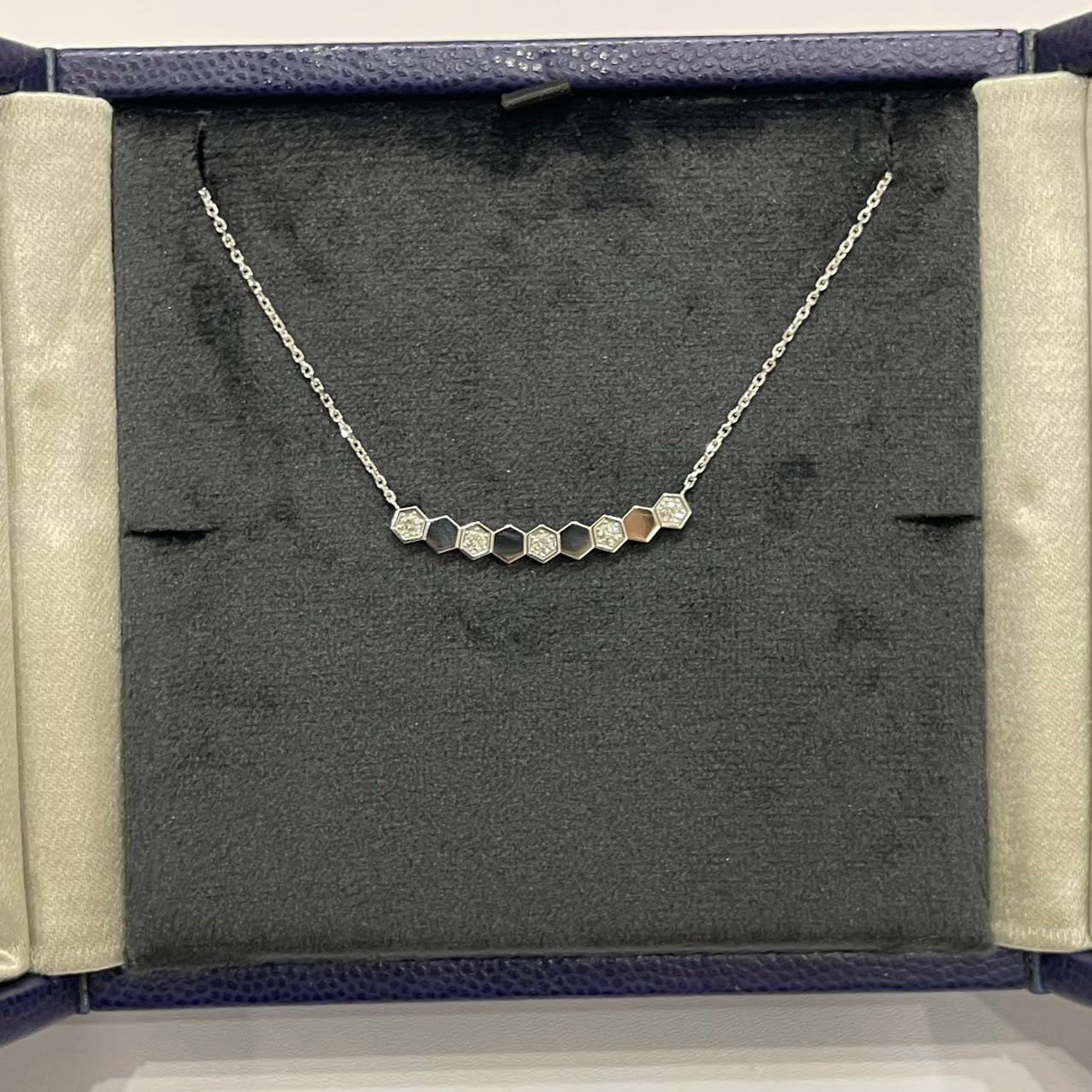 Chaumet Bee my Love Pendant with 9 patterns white gold, diamonds