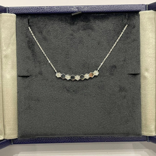 Chaumet Bee my Love Pendant with 9 patterns white gold, diamonds