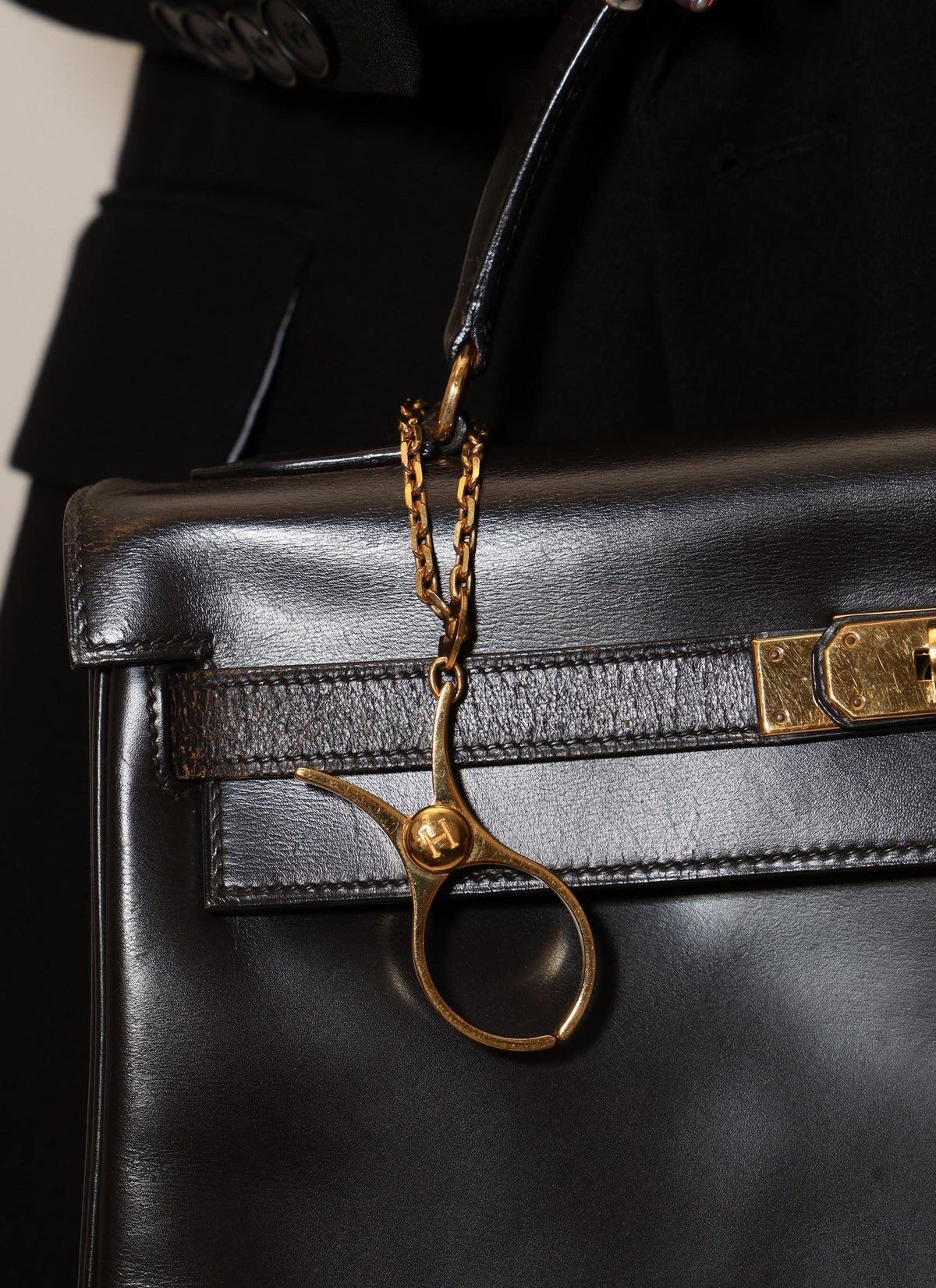 Hermès Filou Glove Clip Gold Hardware